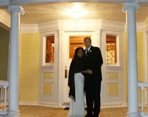 wedding  photo at the Governor's House, a Stowe, Vermont B&B specializing in intimate weddings