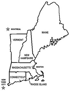New England Map