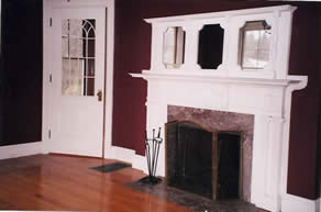 renovations of the Page Mansion to become a Stowe, VT bed and breakfast