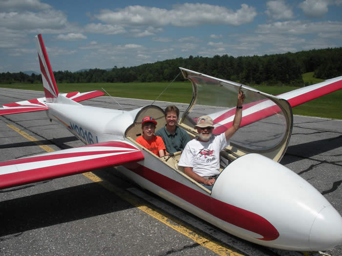 glider ride special at Vermont B&B