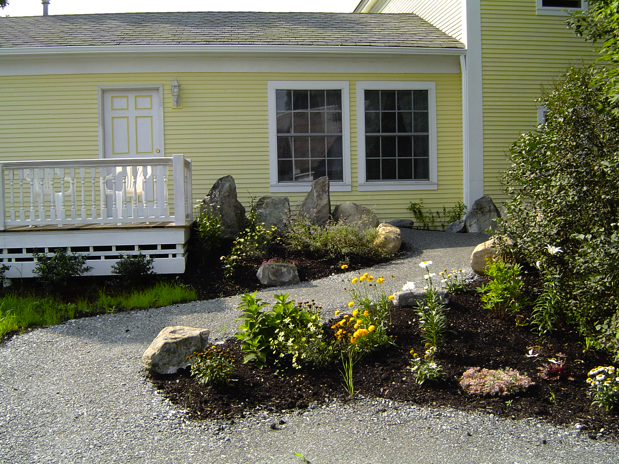 Fully handicap accessible entrance