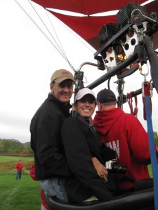 Hot Air Balloon Elopement Package at the Governor's House